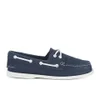 Sperry Men's A/O 2-Eye Washable Leather Boat Shoes - Navy - Image 1