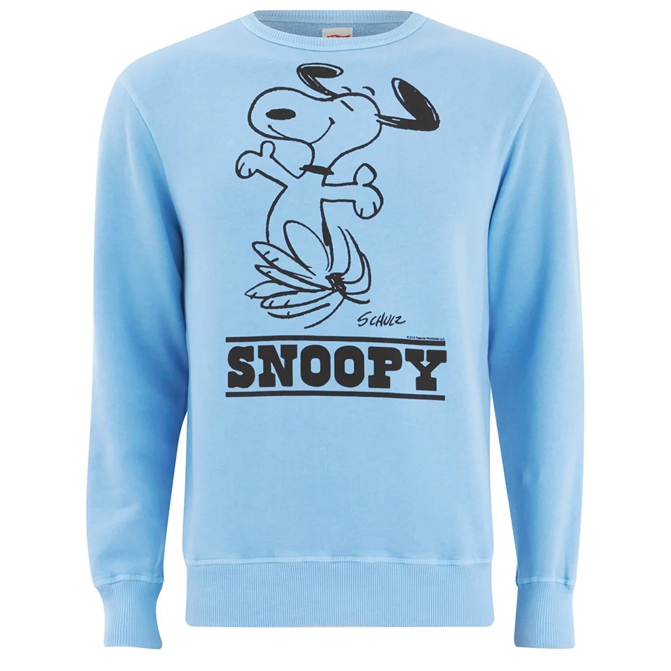 TSPTR Men's Dancin Snoopy Crew Neck Sweatshirt - Blue Image 1