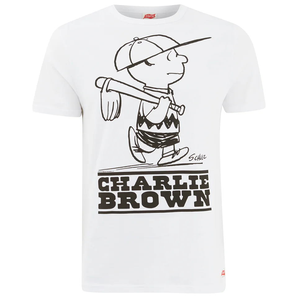 TSPTR Men's Charlie Brown T-Shirt - White Image 1