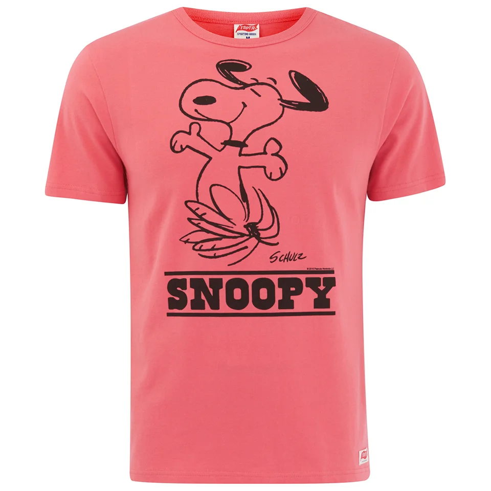 TSPTR Men's Dancin Snoopy T-Shirt - Pink Image 1