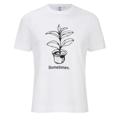 Garbstore Men's Sometimes Plant T-Shirt - White