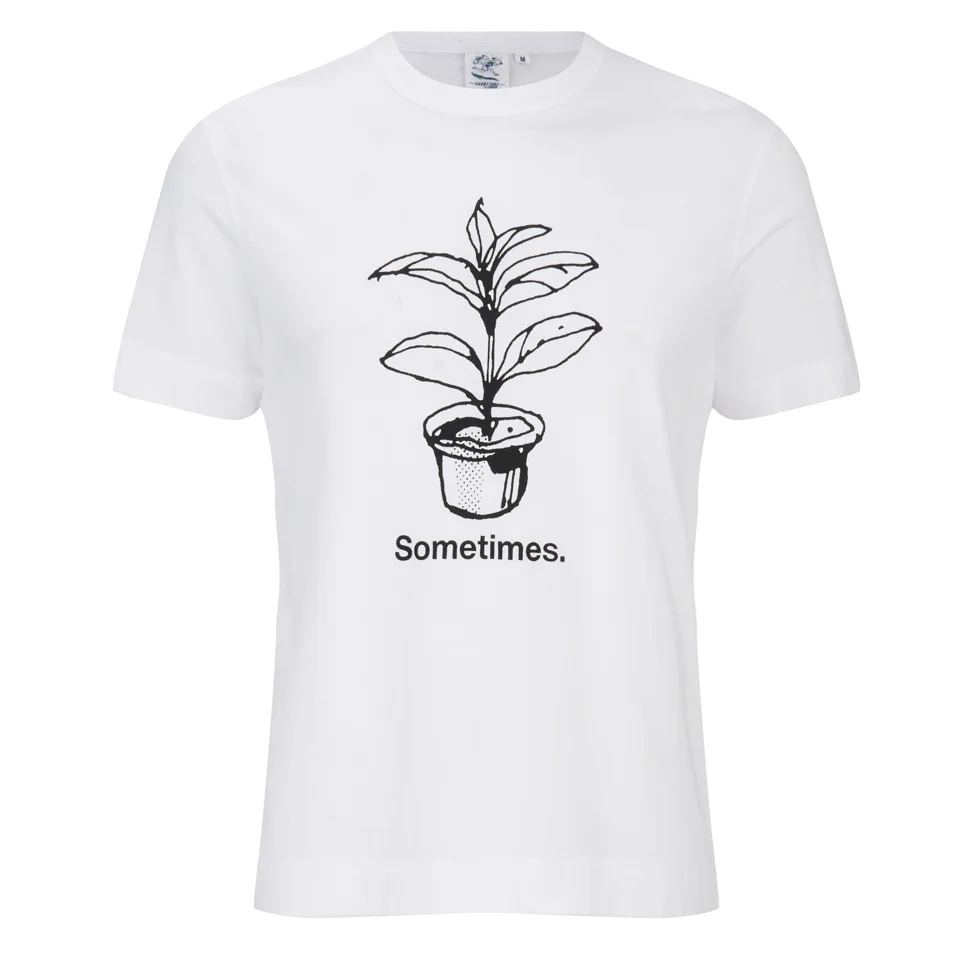 Garbstore Men's Sometimes Plant T-Shirt - White Image 1