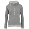 Maison Scotch Women's Home Alone Double Hoodie with Quilted Artwork - Grey - Image 1
