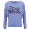 Maison Scotch Women's Burn Out Printed Sweatshirt - Blue - Image 1