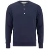 Maison Kitsuné Men's Button Sweatshirt - Navy - Image 1