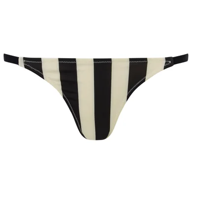 Solid & Striped Women's The Morgan Bikini Bottom - Black & Cream