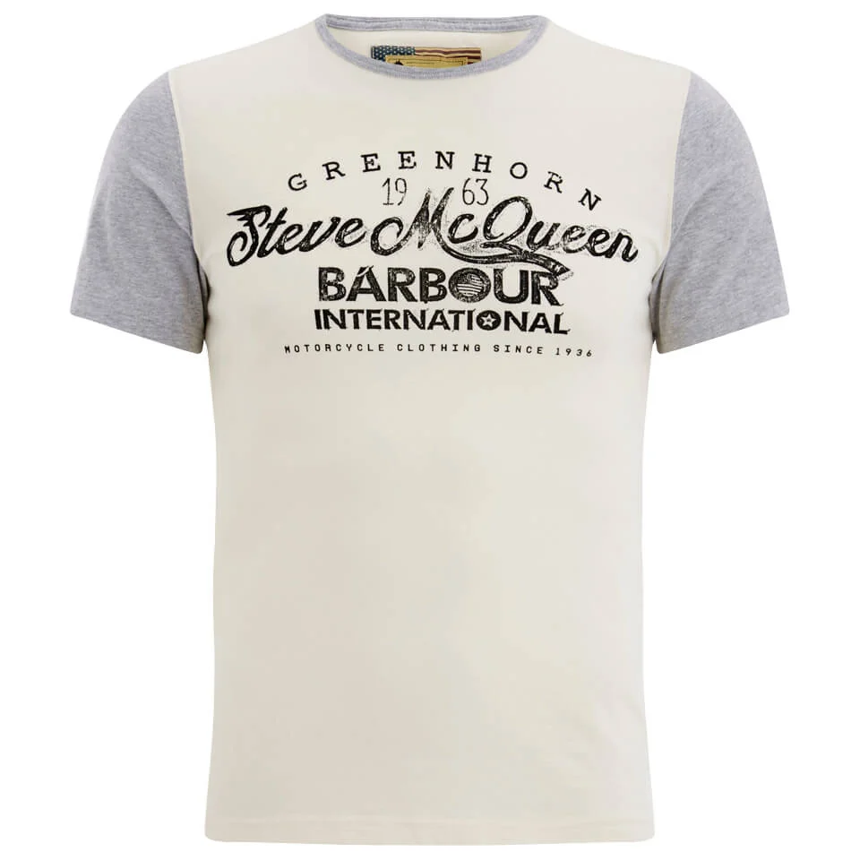 Barbour X Steve McQueen Men's Vin T-Shirt - Neutral Image 1