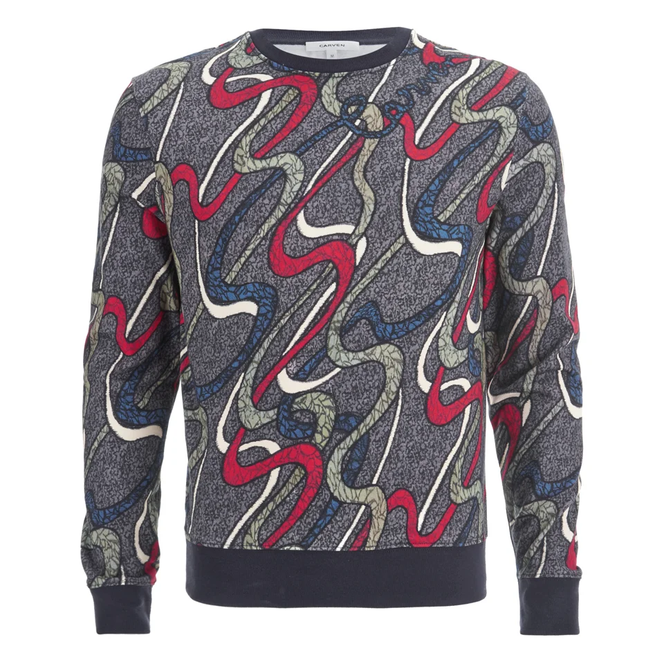 Carven Men's Printed Sweater - Multi Image 1