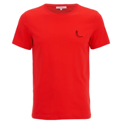 Carven Men's Small Logo T-Shirt - Red