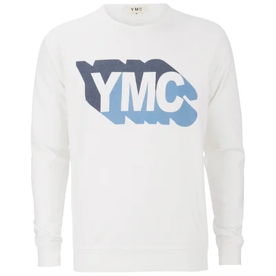 YMC Men's Shadow YMC Sweatshirt - White
