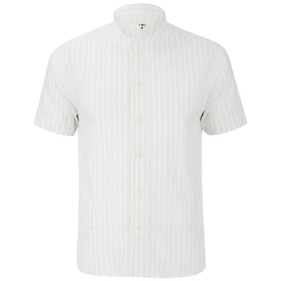 YMC Men's Double Stripe Baseball Shirt - Cream