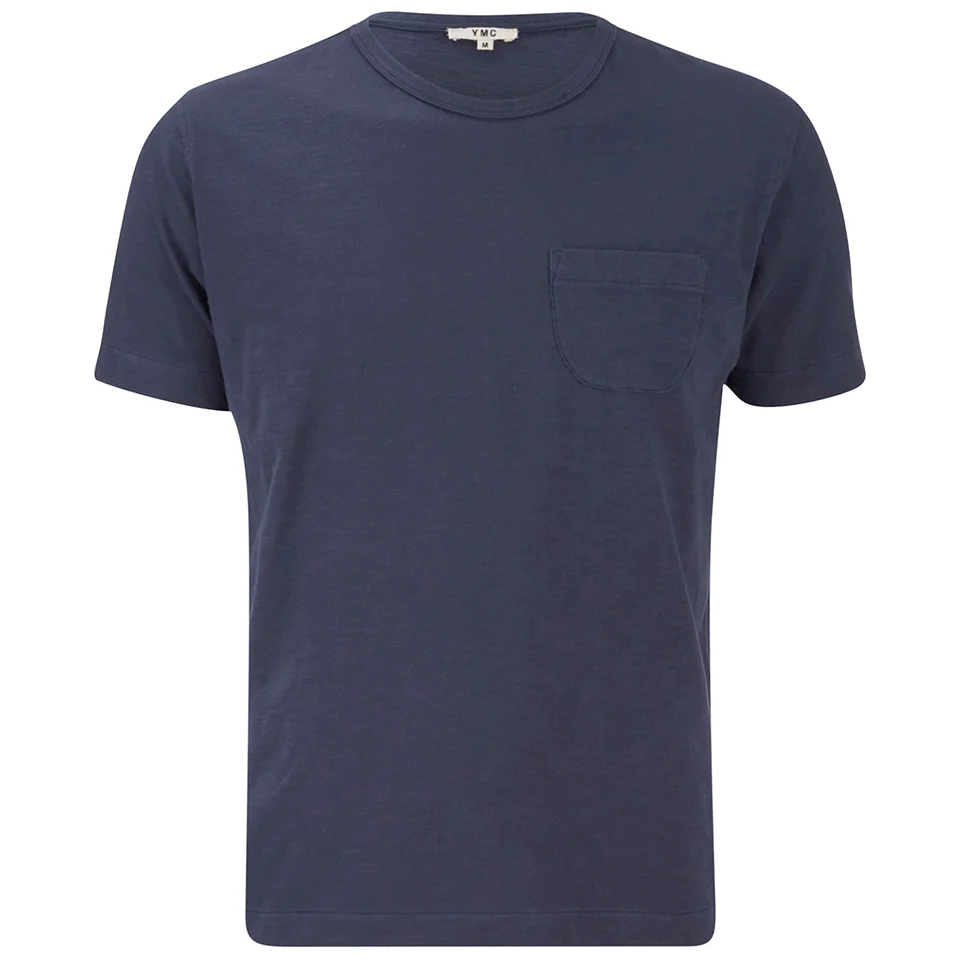 YMC Men's Classic Pocket T-Shirt - Navy Image 1