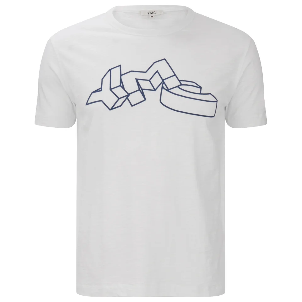 YMC Men's Flock YMC T-Shirt - White Image 1