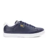 Puma Men's Tennis Court Star Crafted Low Top Trainers - Peacoat/White - Image 1