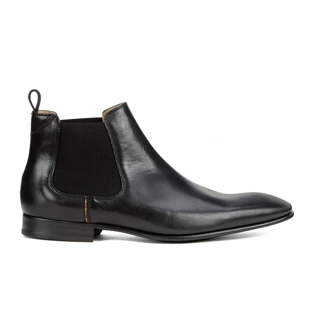 Paul Smith Shoes Men's Falconer Leather Chelsea Boots - Black Oxford