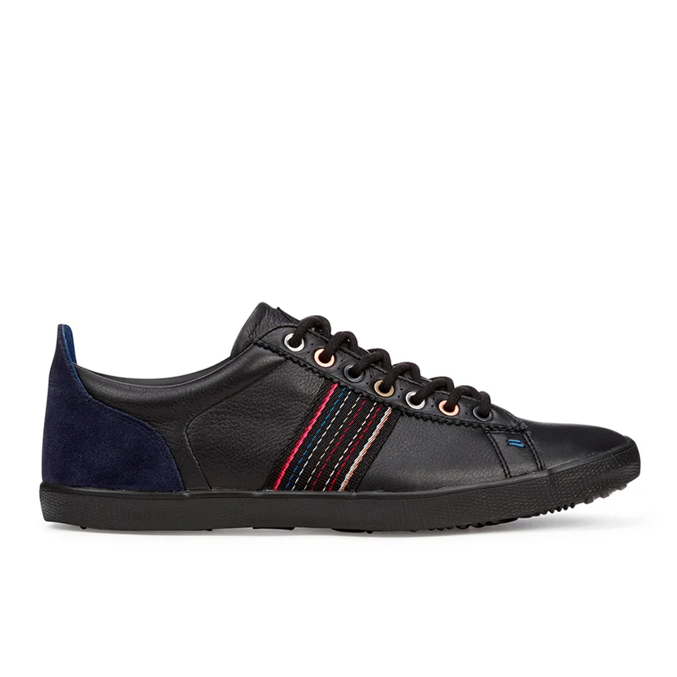 Paul Smith Shoes Men's Osmo Vulcanised Trainers - Black Mono Image 1