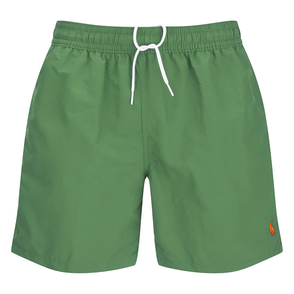 Polo Ralph Lauren Men's Hawaiian Swim Shorts - Military Green Image 1