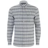 Lacoste Live Men's Patterned Long Sleeve Shirt - Grey - Image 1