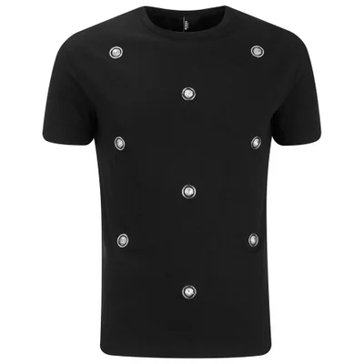 Versus Versace Men's Embellished Crew Neck T-Shirt - Black