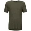 T by Alexander Wang Men's Slub Rayon Short Sleeve T-Shirt - Army - Image 1