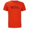 Fjallraven Men's Logo T-Shirt - Flame Orange - Image 1