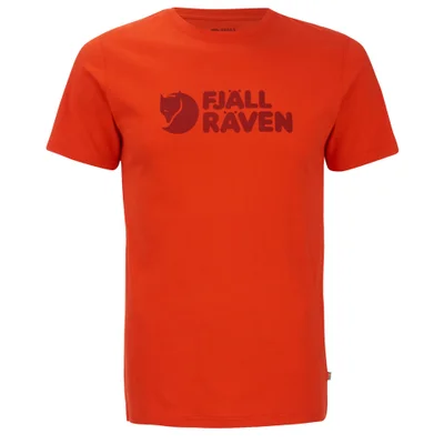 Fjallraven Men's Logo T-Shirt - Flame Orange