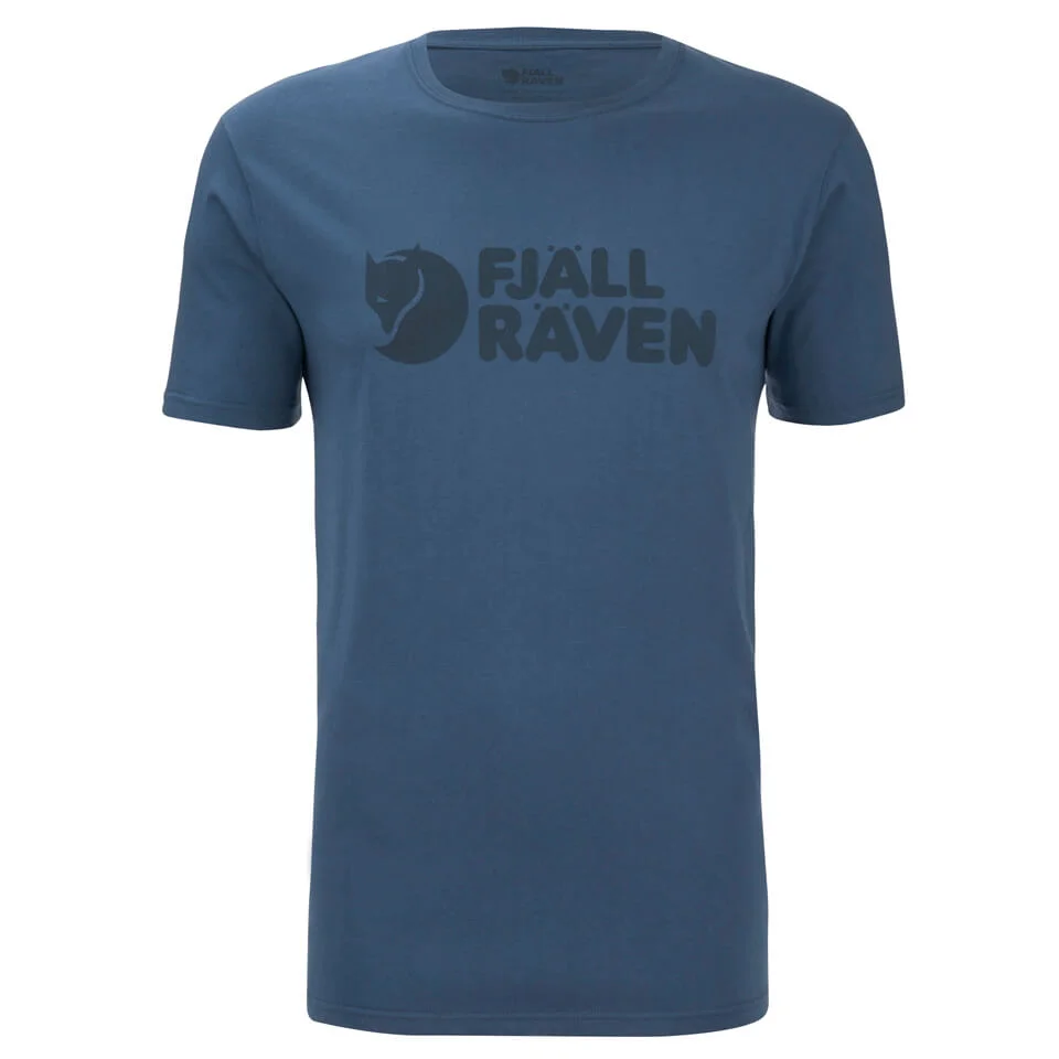 Fjallraven Men's Logo T-Shirt - Uncle Blue Image 1