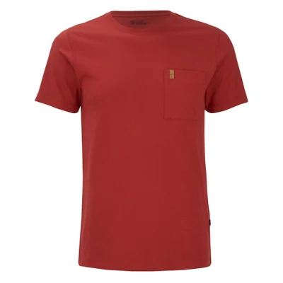 Fjallraven Men's Ovik Pocket T-Shirt - Deep Red