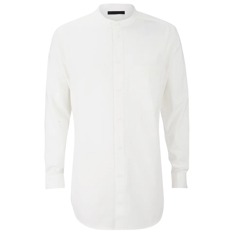 Alexander Wang Men's Elongated Band Collar Shirt - White Image 1