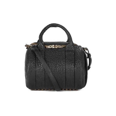 Alexander Wang Women's Rockie Pebble Leather Bag - Black with Antique Brass Hardware