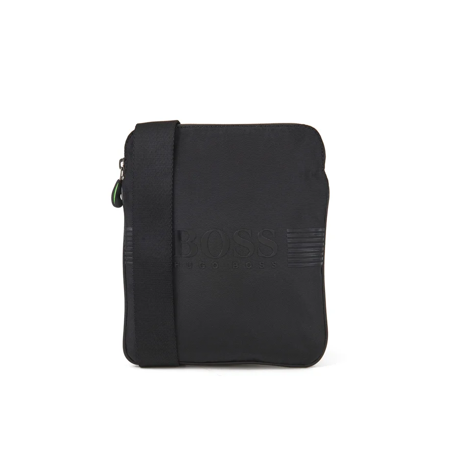 BOSS Green Men's Pixel Zip Shoulder Bag - Black Image 1