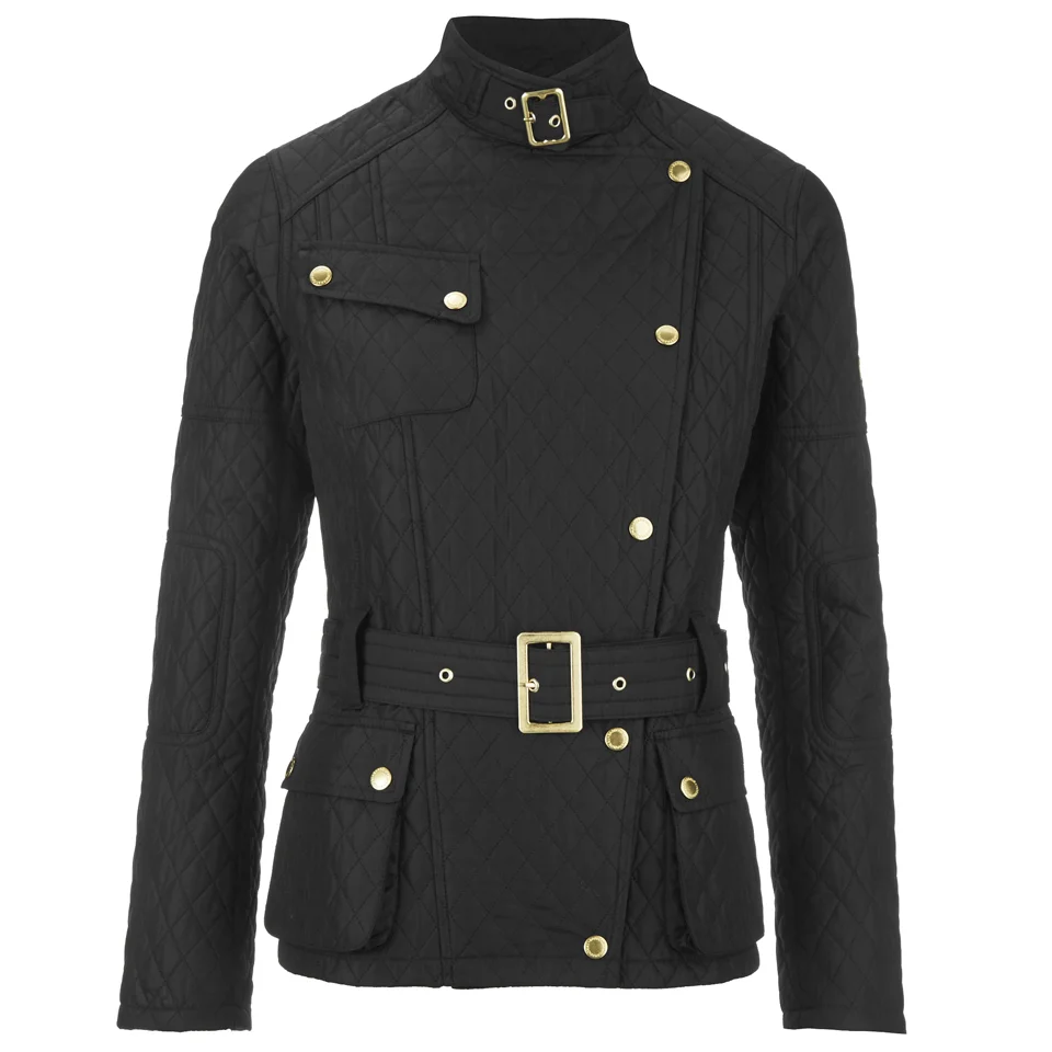 Barbour International Women's Hairpin Quilted Jacket - Black Image 1