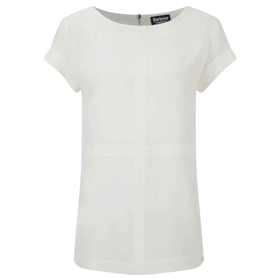 Barbour International Women's Shadow Shirt - White Image 1