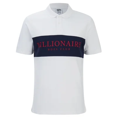 Billionaire Boys Club Men's Monaco Polo Shirt - White/Navy