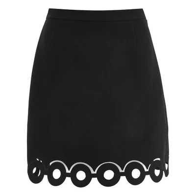 Carven Women's Circle Skirt - Black