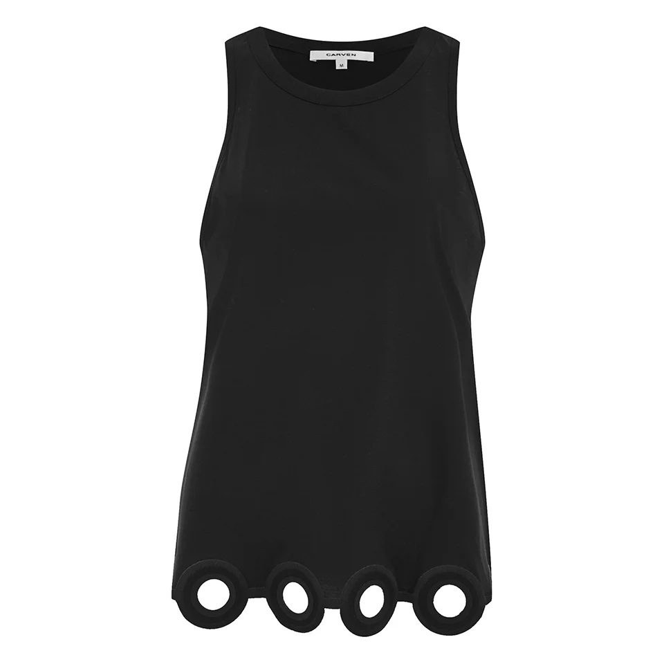 Carven Women's Circle Vest - Black Image 1