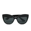 Miu Miu Women's Cat Eye Sunglasses - Black - Image 1