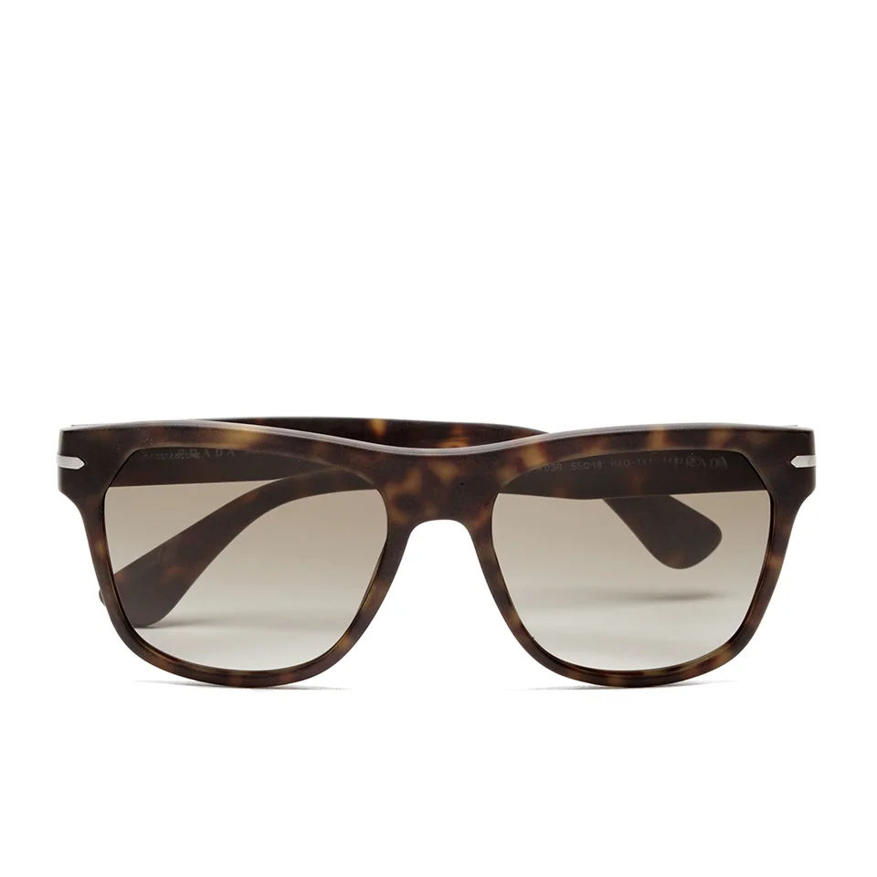 Prada Men's Conceptual Arrow Sunglasses - Matte Havana Image 1