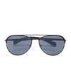 Prada Men's Conceptual Minimal Concept Sunglasses - Matte Black/Gunmetal - Image 1