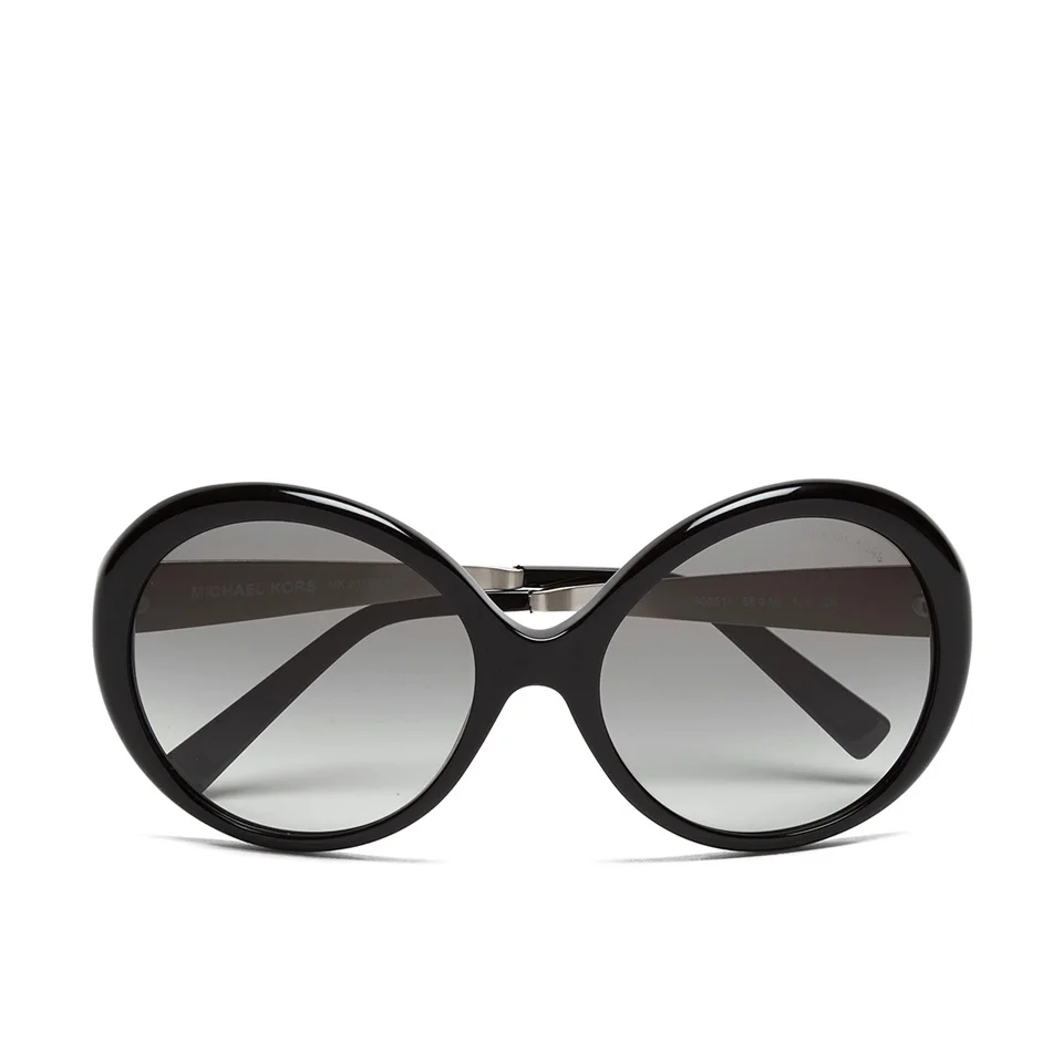 MICHAEL MICHAEL KORS Women's Willa Large Round Sunglasses - Black Image 1