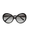 MICHAEL MICHAEL KORS Women's Willa Large Round Sunglasses - Black - Image 1