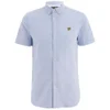 Lyle & Scott Vintage Men's Short Sleeve Oxford Shirt - Riviera Blue - Image 1