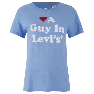 Levi's Women's Vintage Love A Guy In Levi's Tee - Colony Blue