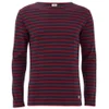 Armor Lux Men's Marinere Long Sleeve T-Shirt - Navy/Red - Image 1