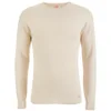 Armor Lux Men's Button Detail Knitted Jumper - Zand - Image 1