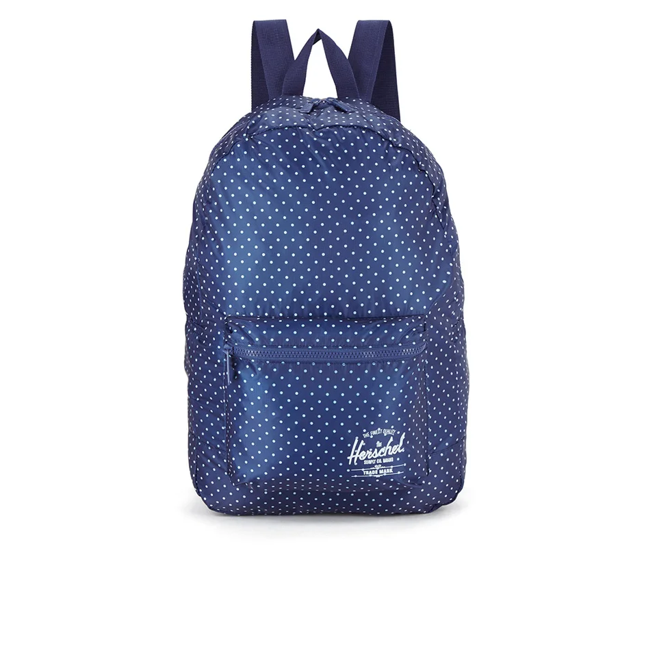 Herschel Packable Day Packs Backpack - Light Blue Polka Dot Image 1