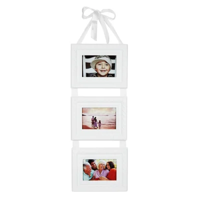 Bark & Blossom Triple Hanging Frame with Ribbon