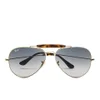 Ray-Ban Men's Outdoorsman Aviator Sunglasses - Gold - Image 1