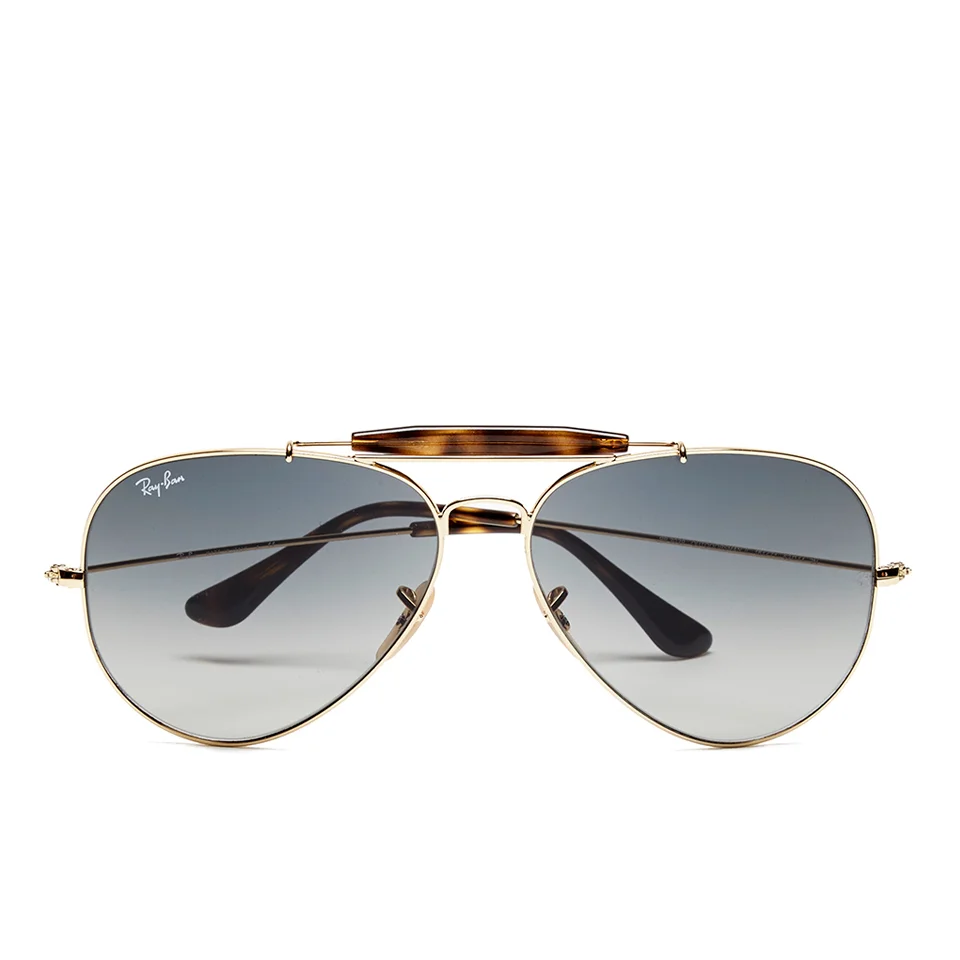 Ray-Ban Men's Outdoorsman Aviator Sunglasses - Gold Image 1