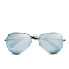 Ray-Ban Aviator Sunglasses - Silver - Image 1